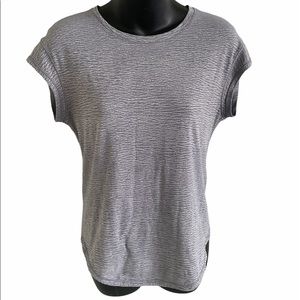 Lululemon Gray Short Sleeve Running Shirt